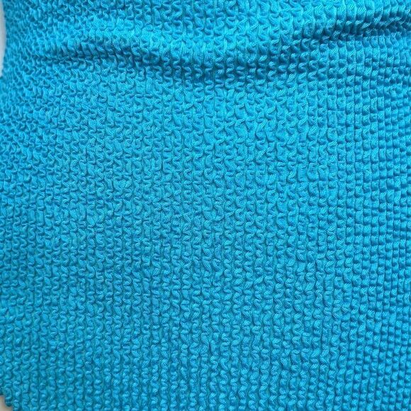 Show Me Your MuMu Blue One Piece Swimsuit Scoop Neckline - Picture 9 of 13